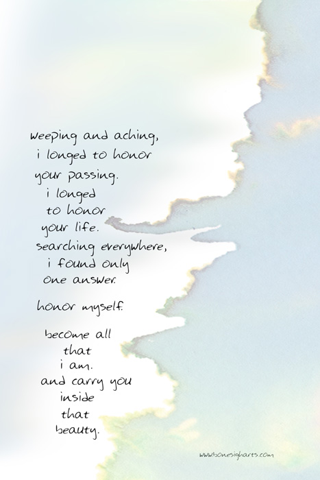 honoring you