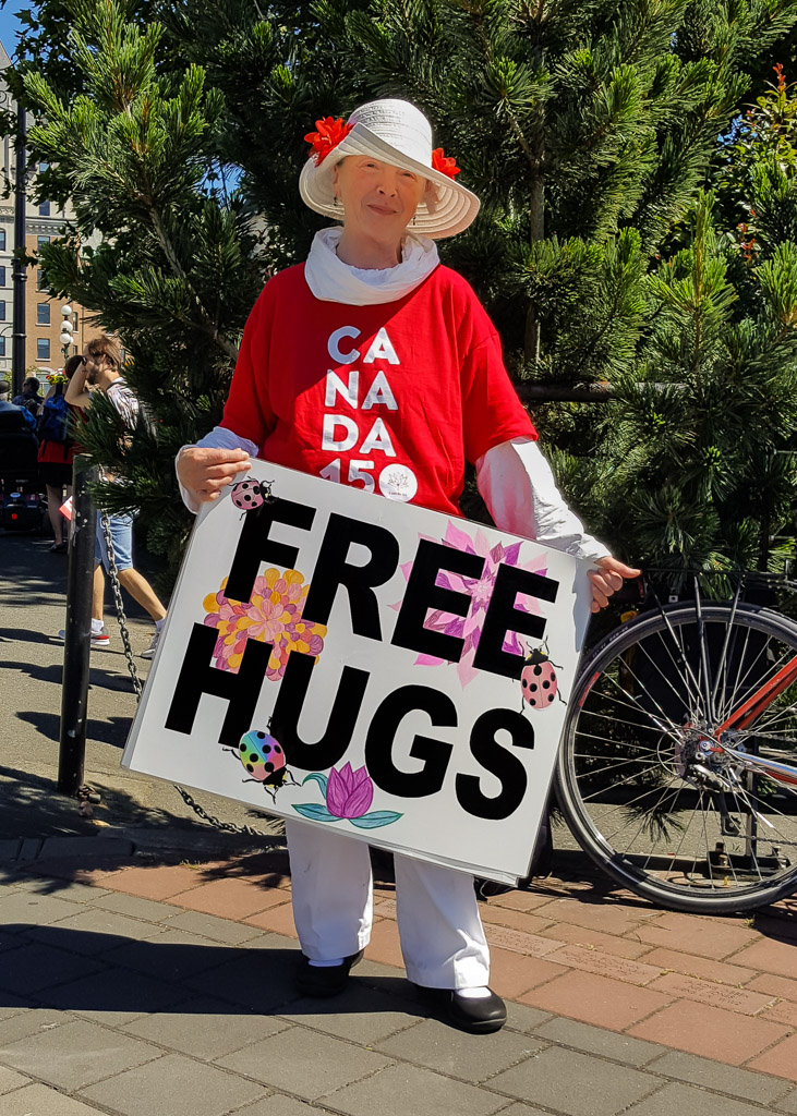 Free Hugs on Canada Day
